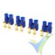 G-Force RC - Connector - EC-3 - Gold Plated - female - 4 pcs