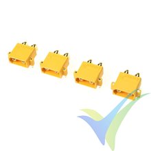 G-Force RC - Connector - XT-30PW - Gold Plated - male - 4 pcs