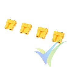G-Force RC - Connector - XT-30UPB - Gold Plated - female - 4 pcs