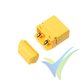 Conector XT60PW G-Force, metalizado oro, macho y hembra, 2 pares