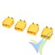 G-Force RC - Connector - XT-60PW - Gold Plated - male - 4 pcs