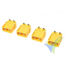 G-Force RC - Connector - XT-60PW - Gold Plated - male - 4 pcs