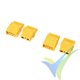 G-Force RC - Connector - XT-60PT - Gold Plated - Male + Female - 2 pairs