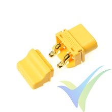 Conector XT60PT G-Force, metalizado oro, macho y hembra, 2 pares