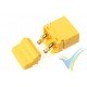 Conector XT60PT G-Force, metalizado oro, hembra, 4 uds