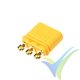 G-Force RC - Connector - MR-30 3-Pole - w/ Cap - Gold Plated - Male - 4 pcs