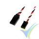 Prolongador trenzado silicona cable servo Futaba 10cm, 0.33mm2 (22AWG) 60 venillas, G-Force