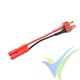 G-Force RC - Power Adapter Lead - Deans Plug <=> 2mm Gold Connector - 14AWG Silicone Wire - 1 pc