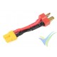 G-Force RC - Power Adapter Lead - Deans Plug <=> XT-30 Socket - 14AWG Silicone Wire - 1 pc