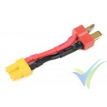 G-Force RC - Power Adapter Lead - Deans Plug <=> XT-30 Socket - 14AWG Silicone Wire - 1 pc