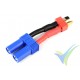G-Force RC - Power Adapter Lead - Deans Plug <=> EC-5 Socket - 12AWG Silicone Wire - 1 pc