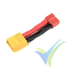 G-Force RC - Power Adapter Lead - Deans Socket <=> XT-60 Plug - 12AWG Silicone Wire - 1 pc