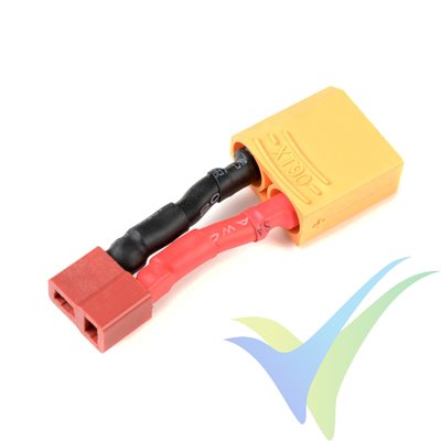 G-Force RC - Power Adapter Lead - Deans Socket <=> XT-90 Plug - 12AWG Silicone Wire - 1 pc