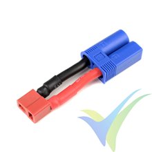 G-Force RC - Power Adapter Lead - Deans Socket <=> EC-5 Plug - 12AWG Silicone Wire - 1 pc