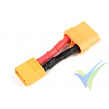 G-Force RC - Power Adapter Lead - XT-60 male <=> XT-90 female - 12AWG Silicone Wire - 1 pc