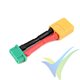 G-Force RC - Power Adapter Lead - XT-60 male <=> MPX female - 14AWG Silicone Wire - 1 pc
