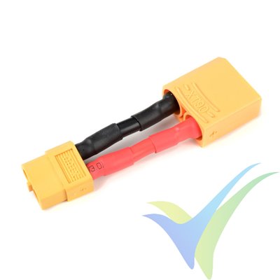 G-Force RC - Power Adapter Lead - XT-60 female <=> XT-90 male - 12AWG Silicone Wire - 1 pc