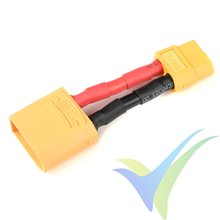 G-Force RC - Power Adapter Lead - XT-60 female <=> XT-90 male - 12AWG Silicone Wire - 1 pc