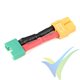 Adaptador de conector XT60 hembra a MPX macho, cable silicona 2.08mm2 (14AWG), G-Force