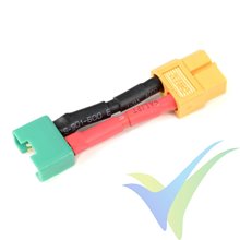 G-Force RC - Power Adapter Lead - XT-60 female <=> MPX male - 14AWG Silicone Wire - 1 pc