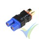Adaptador de conector Deans macho a EC3 hembra, G-Force