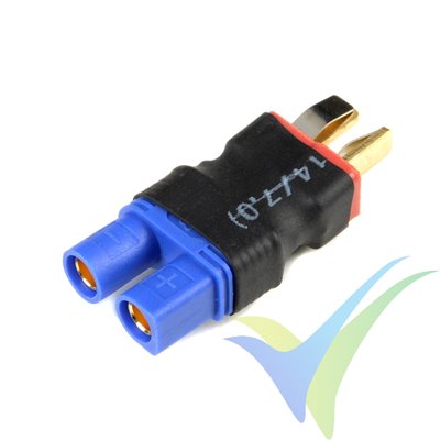 Adaptador de conector Deans macho a EC3 hembra, G-Force