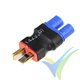 Adaptador de conector Deans macho a EC3 hembra, G-Force