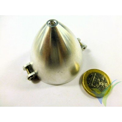 Cono aluminio 50mm GEMFAN 50043 para hélice bipala plegable, eje motor 4mm