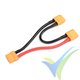 G-Force RC - Power Y-Lead - Serial - XT-90 - 10AWG Silicone Wire - 12cm - 1 pc