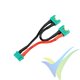 G-Force RC - Power Y-Lead - Serial - MPX - 14AWG Silicone Wire - 12cm - 1 pc