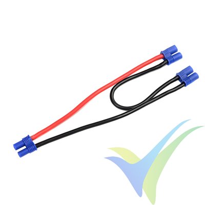 G-Force RC - Power Y-Lead - Serial - EC-2 - 14AWG Silicone Wire - 12cm - 1 pc