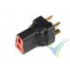 Adaptador de conector Deans hembra a dos Deans macho en serie, G-Force