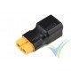 Adaptador de conector XT60 hembra a dos XT60 macho en serie, G-Force