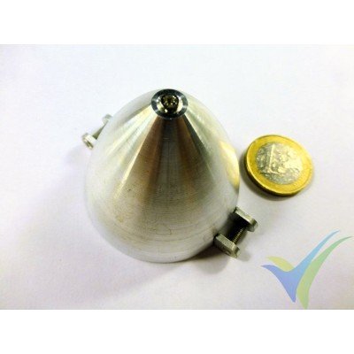 Cono aluminio 50mm GEMFAN 50053 para hélice bipala plegable, eje motor 5mm
