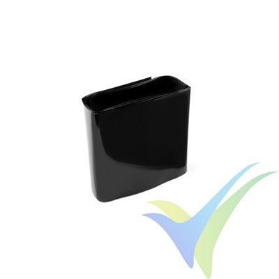 G-Force RC - Shrink Tubing - 70mm - Black - 1m