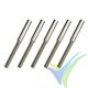 G-Force RC - Threaded Coupler - M3 - Outer - Wire Dia. 2.8mm - 5 pcs