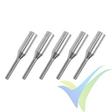 G-Force RC - Threaded Coupler - M2.5 - Outer - Carbon Tube Dia. 4mm - 5 pcs