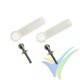 G-Force RC - Nylon Ball Link - M3 - M3 Short Ball - 2 pcs