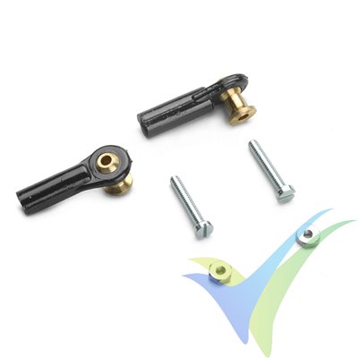 G-Force RC - Nylon Ball Link - M2 - Small - M2 Ball - 2 pcs