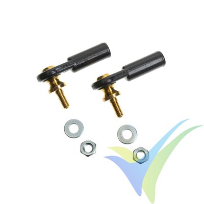 G-Force RC - Nylon Ball Link - M3 - Large - M3 Short Ball - 2 pcs