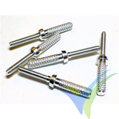 G-Force RC - Threaded Coupler - M3 - Inner - Carbon Tube Dia. 6x1 - 5 pcs