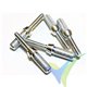 G-Force RC - Threaded Coupler - M4 - Inner - Carbon Tube Dia. 8x1 - 5 pcs