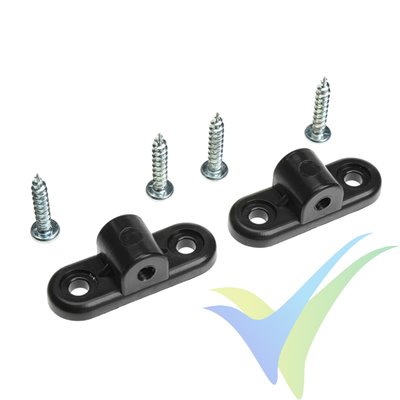 G-Force RC - Nylon Threaded Block - M4 - 2 pcs