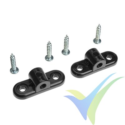 G-Force RC - Nylon Threaded Block - M5 - 2 pcs