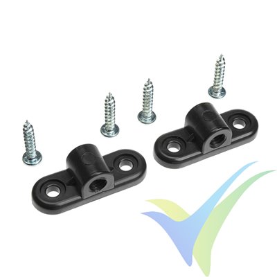 G-Force RC - Nylon Threaded Block - M6 - 2 pcs