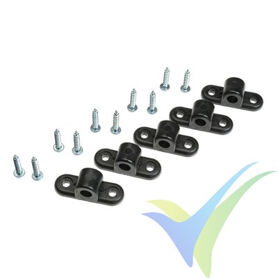 G-Force RC - Nylon Gear Block - Dia. 6mm - 5 pcs