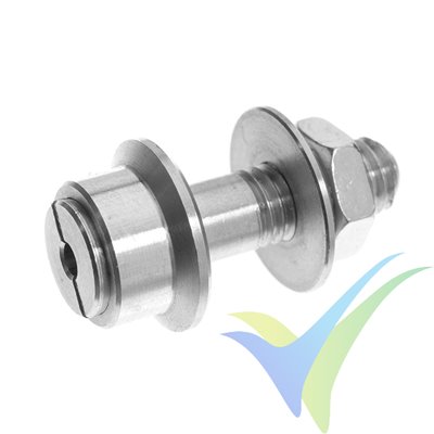 Portahélices de pinza G-Force M5x22mm, cuerpo 12mm, eje motor 2mm