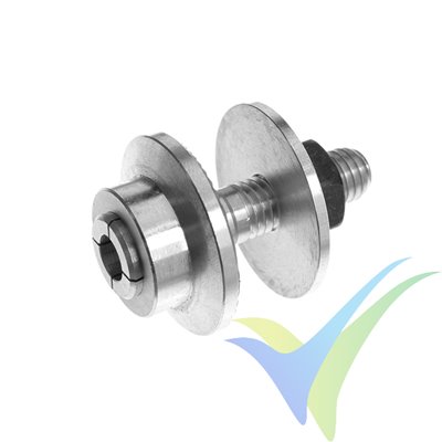 Portahélices de pinza G-Force M8x40mm, cuerpo 28mm, eje motor 6.35mm