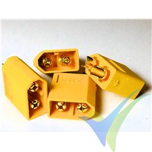 G-Force RC - Connector - XT-60 - Gold Plated - male - 4 pcs