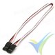 Prolongador cable servo macho-macho JR/Hitec 15cm, 0.13mm2 (26AWG)